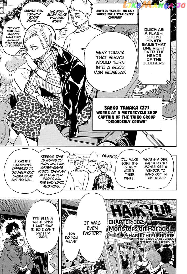 Haikyuu!!, Chapter 382 image 01